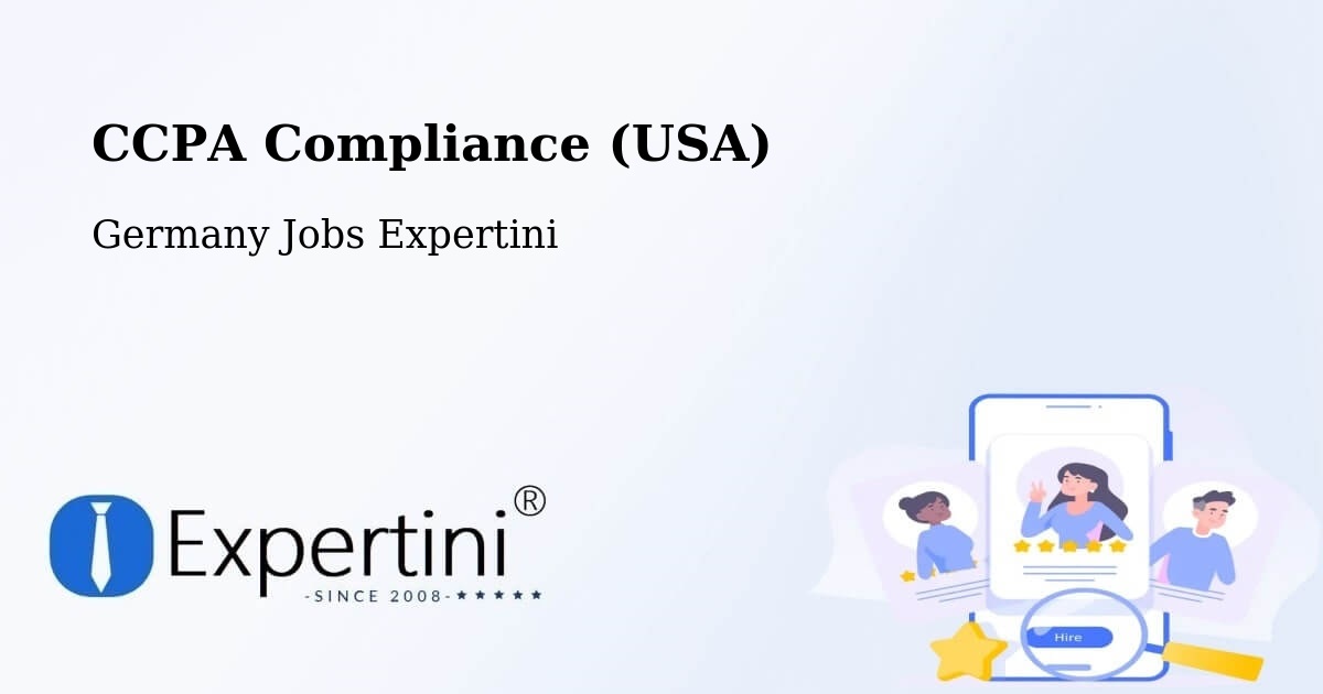 CCPA Privacy Rights & Compliance Notice – Machern - Germany Jobs Expertini