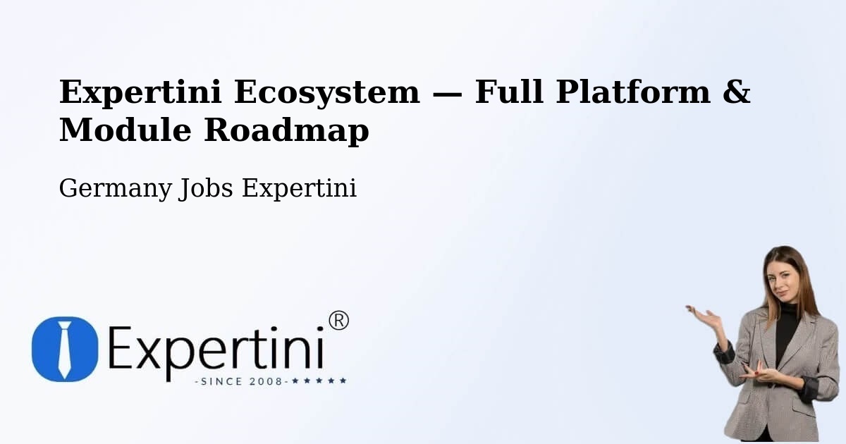 Expertini Ecosystem — Full Platform & Module Roadmap – Machern